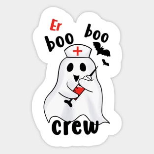 Er boo boo Crew Sticker